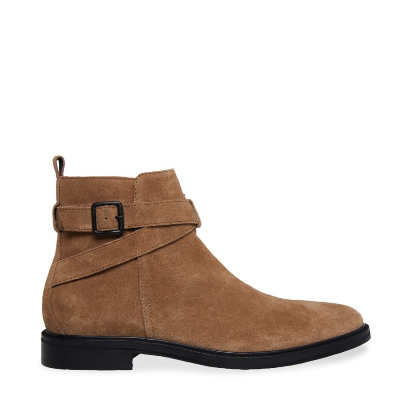 Brown Steve Madden Matthew Suede Men\'s Ankle Boots | PH 9347CZH